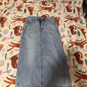 Levi's Light Blue Denim Skirt